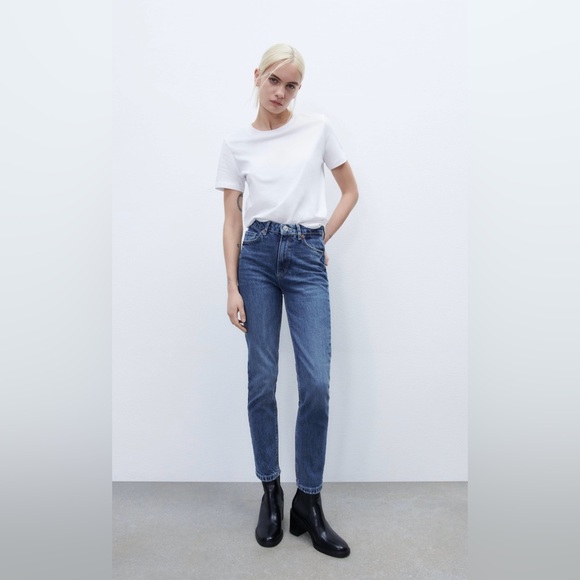 ZARA JEANS size 6 US (new condition, tags included). High rise - Ankle lenght - Picture 5 of 9